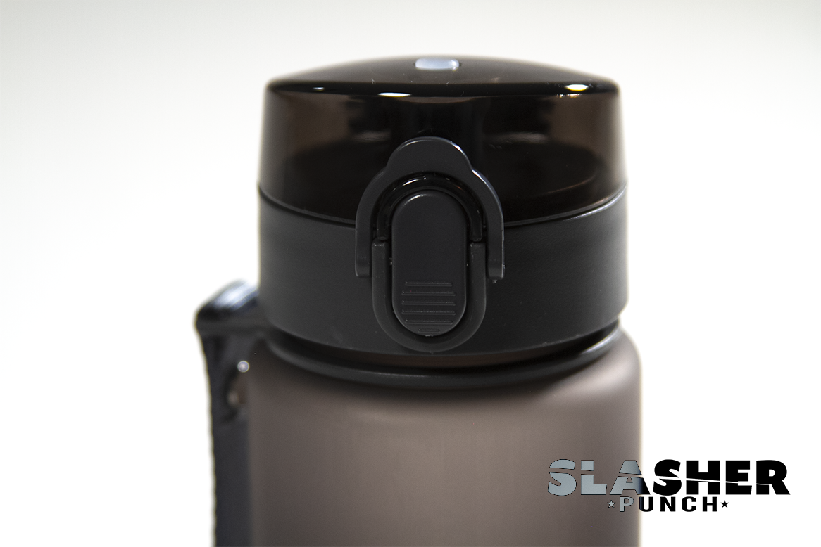 Botella Deportiva Negra y Gris – 560 ml