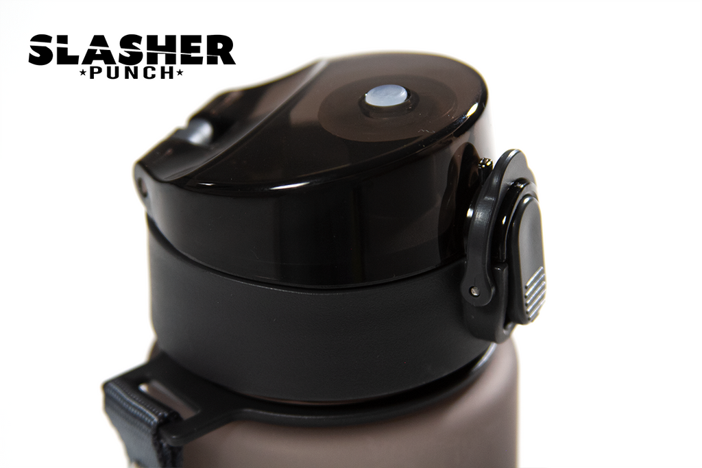 Botella Deportiva Negra y Gris – 560 ml