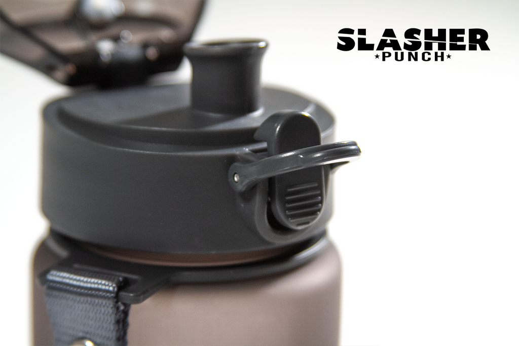 Botella Deportiva Negra y Gris – 560 ml